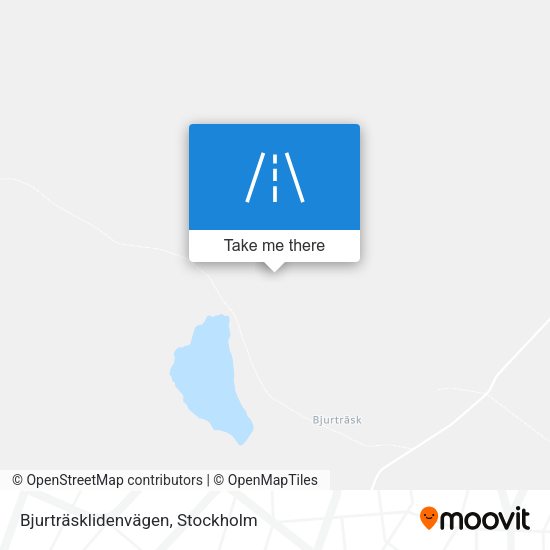 Bjurträsklidenvägen map