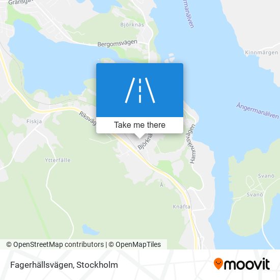 Fagerhällsvägen map