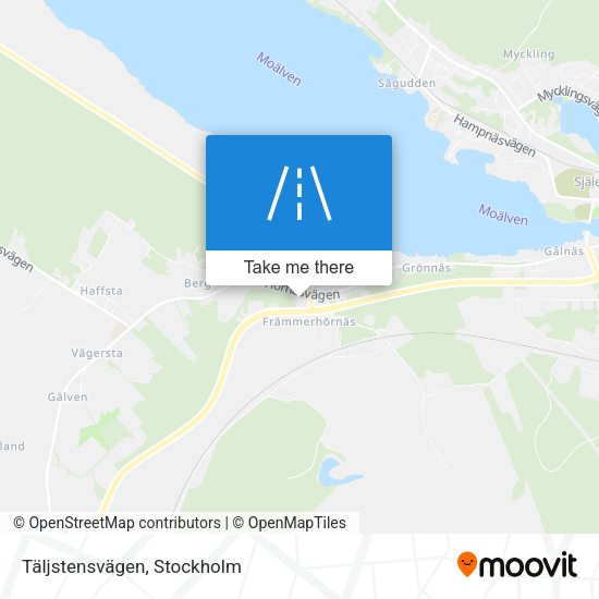 Täljstensvägen map
