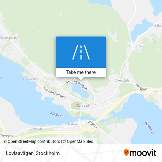 Lovisavägen map