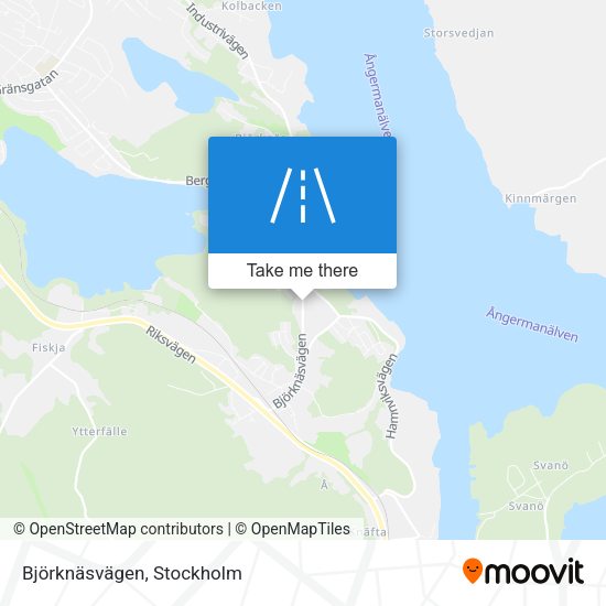 Björknäsvägen map