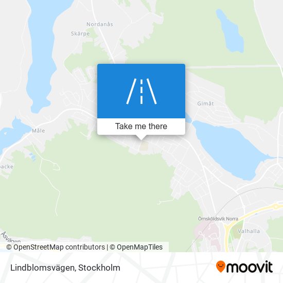 Lindblomsvägen map