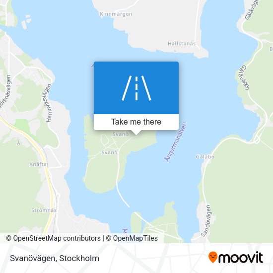 Svanövägen map