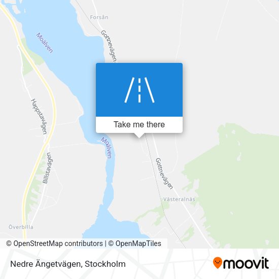 Nedre Ängetvägen map