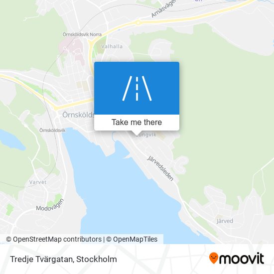 Tredje Tvärgatan map