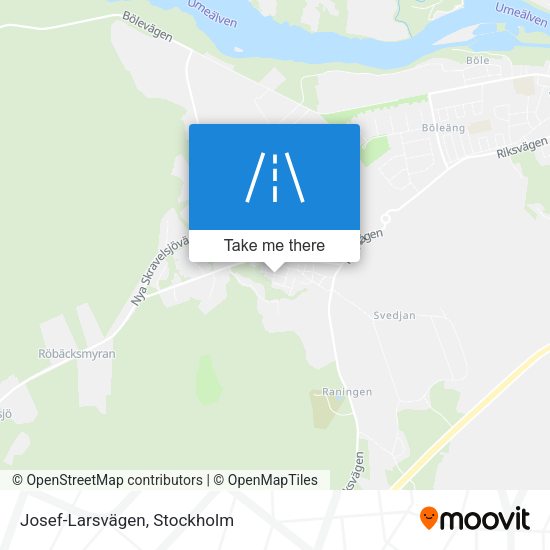Josef-Larsvägen map
