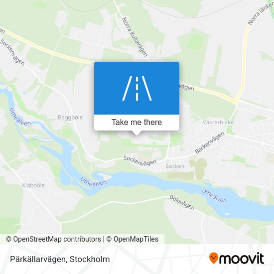 Pärkällarvägen map