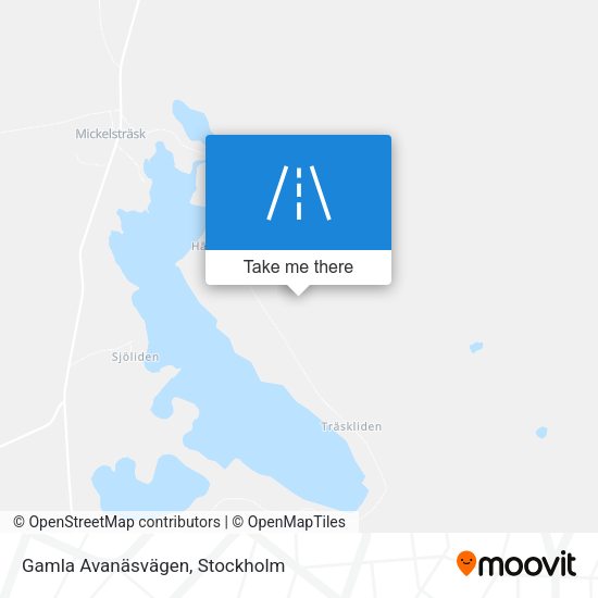 Gamla Avanäsvägen map