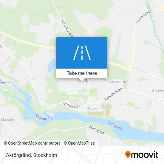 Aktörgränd map