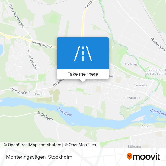 Monteringsvägen map