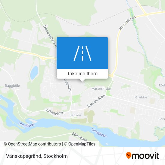 Vänskapsgränd map