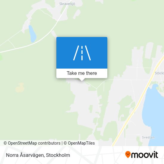 Norra Åsarvägen map