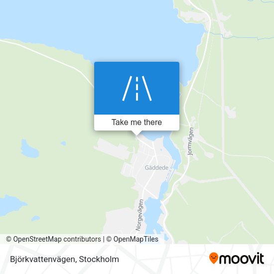 Björkvattenvägen map