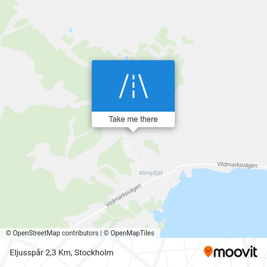 Eljusspår 2,3 Km map