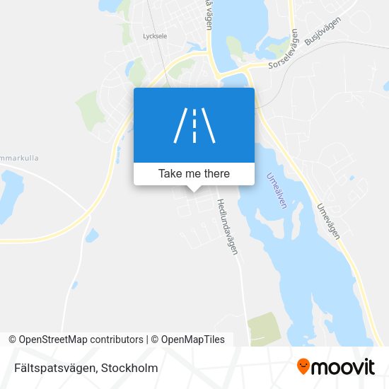 Fältspatsvägen map