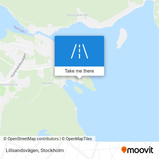Lillsandsvägen map