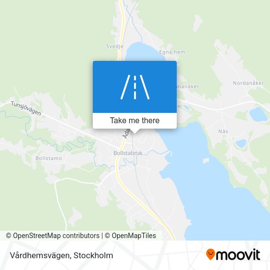Vårdhemsvägen map