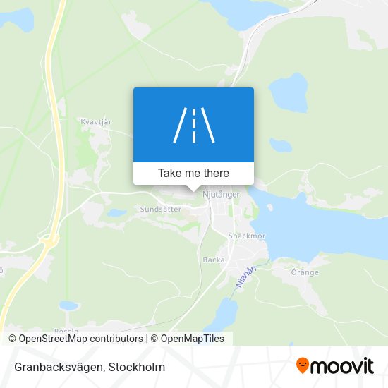 Granbacksvägen map