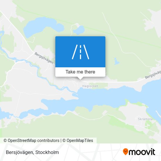 Bersjövägen map