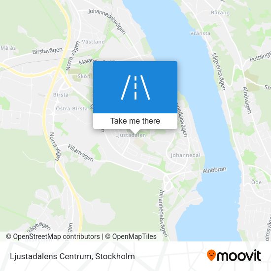 Ljustadalens Centrum map