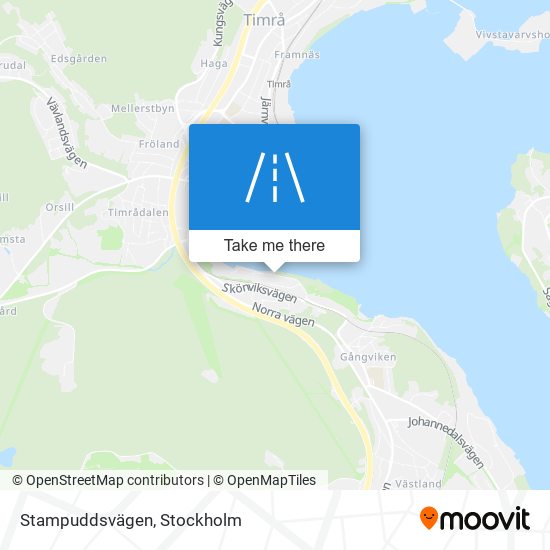 Stampuddsvägen map