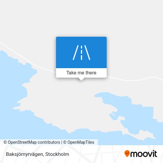 Baksjömyrvägen map