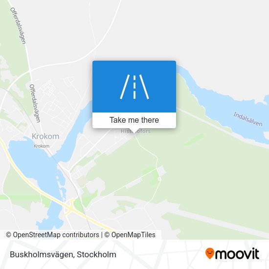 Buskholmsvägen map