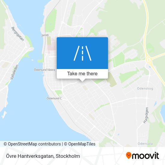 Övre Hantverksgatan map