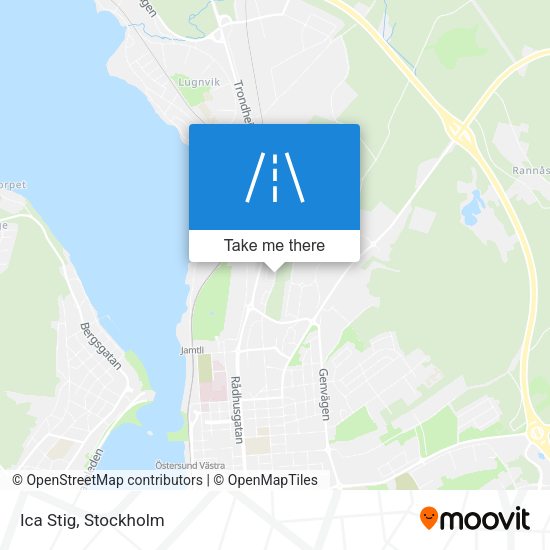 Ica Stig map