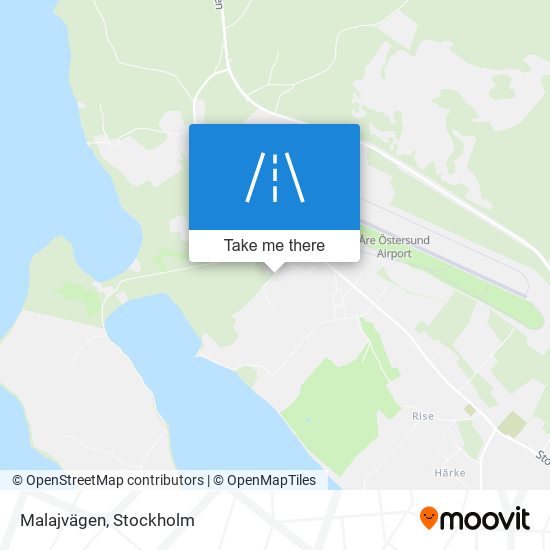 Malajvägen map