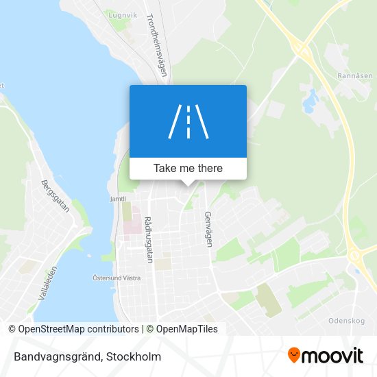 Bandvagnsgränd map