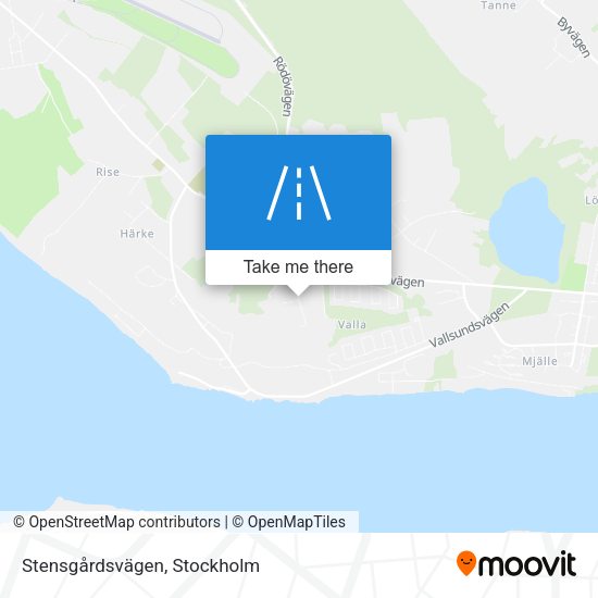 Stensgårdsvägen map