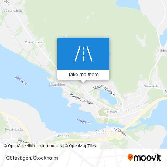 Götavägen map