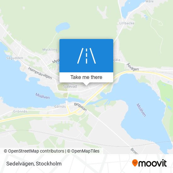 Sedelvägen map