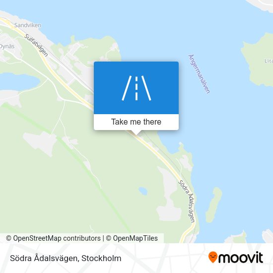 Södra Ådalsvägen map