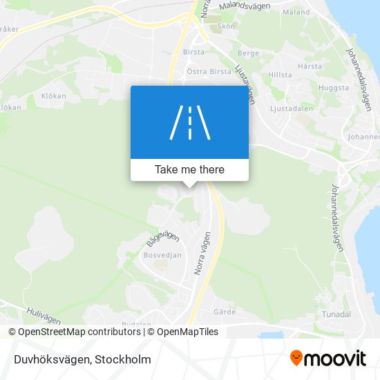 Duvhöksvägen map
