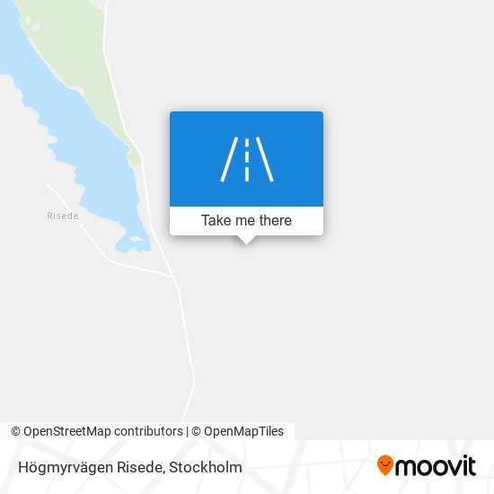 Högmyrvägen Risede map