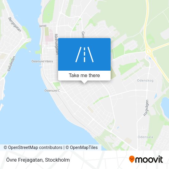 Övre Frejagatan map