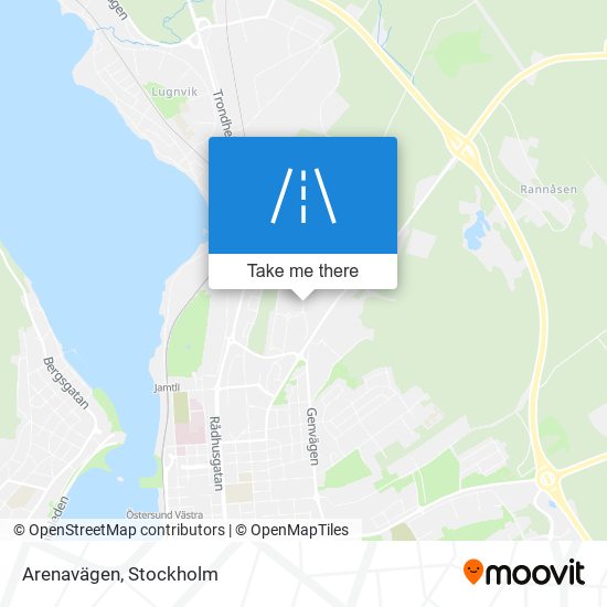 Arenavägen map