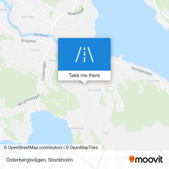 Österbergsvägen map