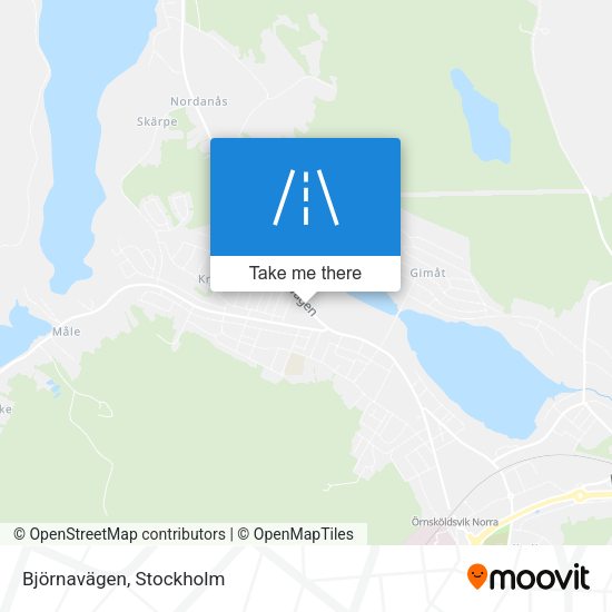 Björnavägen map