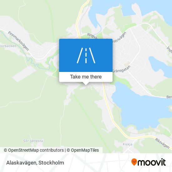 Alaskavägen map