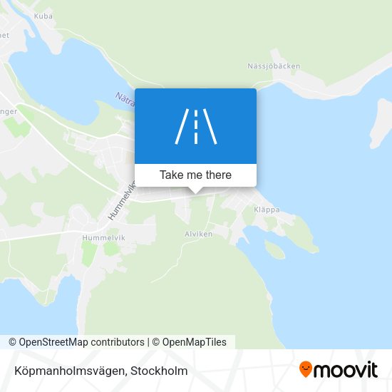Köpmanholmsvägen map