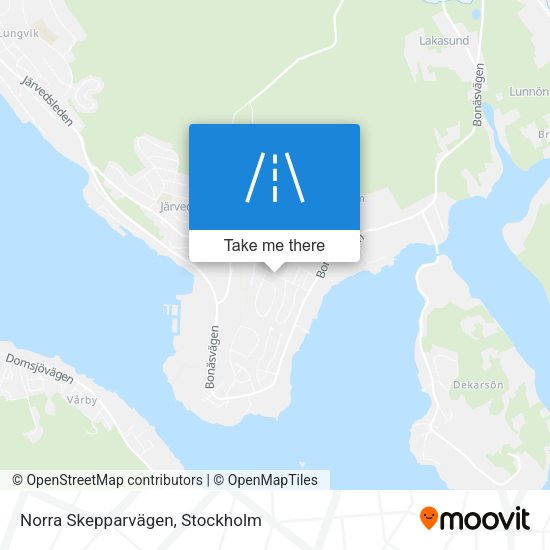 Norra Skepparvägen map
