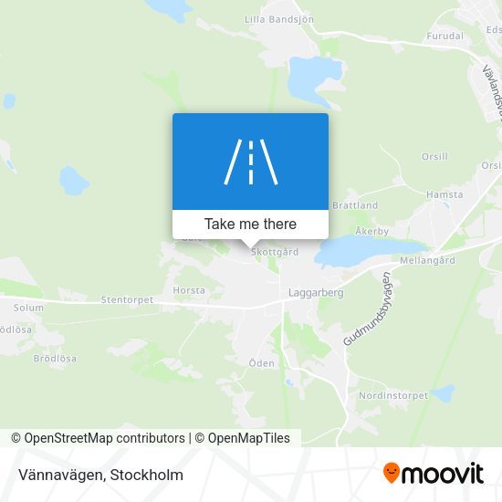 Vännavägen map
