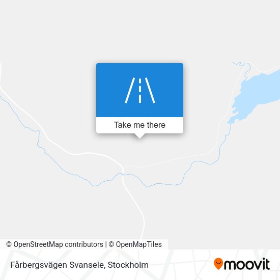 Fårbergsvägen Svansele map
