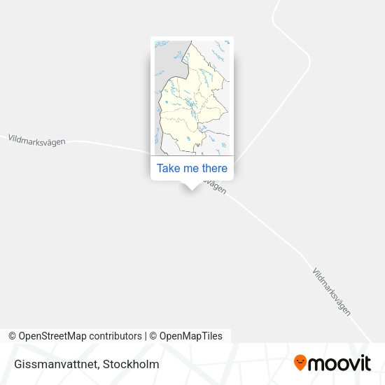 Gissmanvattnet map