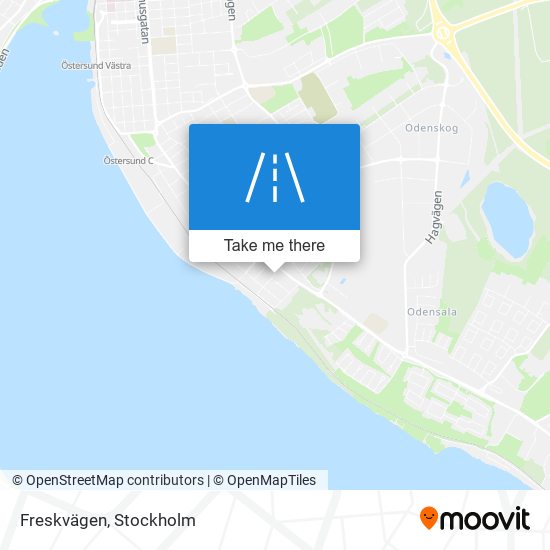 Freskvägen map