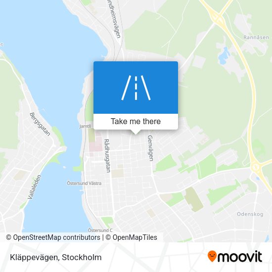 Kläppevägen map