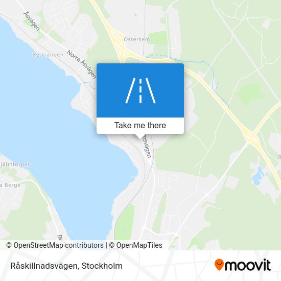Råskillnadsvägen map
